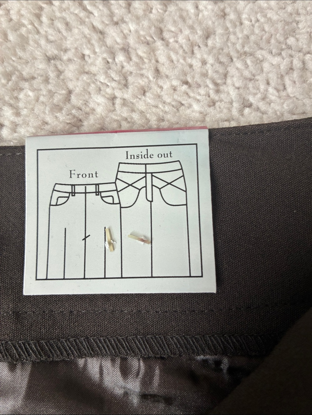 New Dark Brown Women's Wide-Leg Dress Pants slacks size 10 - Picture 4 of 6